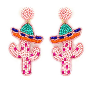 Pendientes artesanales con cuentas, elegantes y de diseño, para mujer, al mejor precio. - Product Image 1
