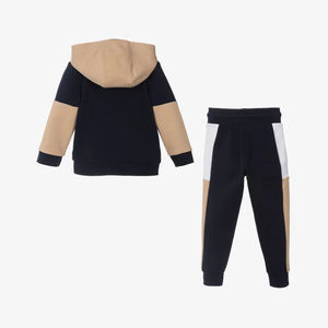 Ensemble de survêtement en molleton de coton imprimé personnalisé de qualité supérieure pour enfants et hommes, respirant et uni, idéal pour l'hiver et le jogging - Product Image 3