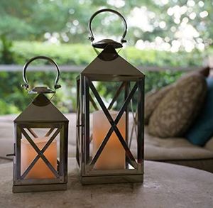 Lanterne en métal forgé artisanal, conçue pour la décoration du Ramadan, les célébrations festives et les magnifiques effets d'éclairage d'ambiance - Product Image 3
