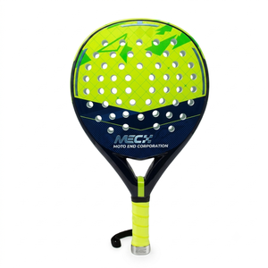 Professional Graphite Carbon Fiber Padel Racket Teardrop Shape 24mm Beam 16x20 <b>String</b> Pattern Lightweight Anti-Slip Grip High - Product Image 1