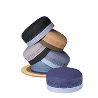Gorro de oración islámico bordado suave para hombres con diseño de estilo árabe ideal para regalar durante el Ramadán y eventos religiosos