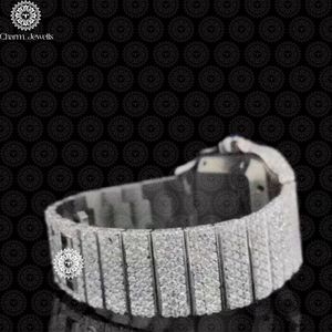 Montre carrée de luxe en acier inoxydable Charm Jewells, mouvement mécanique, cadran saphir, 40 mm, mode masculine, date automatique, résistante à l'eau - Product Image 5