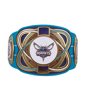 Cinturón de Campeonato de los Charlotte Hornets, Cinturón de Baloncesto y Lucha Libre Personalizable, Cinturón Deportivo Coleccionable de Alta Calidad para Fanáticos - Product Image 1