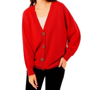 Suéter Cárdigan Básico de Punto para Hombre, Estilo Old Money, Cuello en V, Bordado Otoñal, Lana Fina de Alta Calidad - Product Image 4