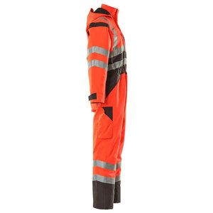 Combinaison de travail haute visibilité réfléchissante OEM pour ouvriers, unisexe, pour travaux en extérieur et construction - Product Image 5