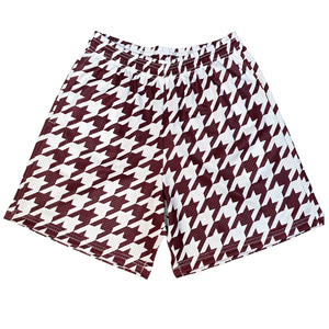Shorts en mesh personnalisables 100% polyester pour hommes, shorts de running avec doublure en mesh et impression par sublimation respirante - Product Image 5