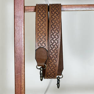 Nouvelle Arrivée Sangle de Remplacement pour Sac en Cuir Véritable Faite à la Main avec Clip en Laiton Antique de Haute Qualité et Design Tressé pour Sacs à Bandoulière - Product Image 2