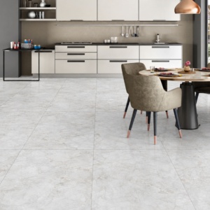 Carreaux de sol en porcelaine minimalistes 600x1200mm, épaisseur 10mm, texture pierre semi-mate, antidérapants, pour extérieur, cuisine, mur, chambre, entrepôt - Product Image 1