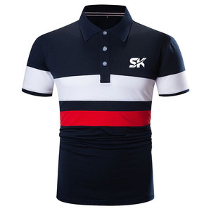 Camiseta Polo de Manga Corta para Hombre, Estilo Casual, con Material Transpirable, para Viajes de Negocios y Actividades Diarias - Product Image 1