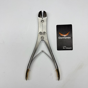 Pince coupante à broches réutilisable Dentavex Corporation, instrument chirurgical orthopédique pour traumatismes, pour fils de Kirschner en acier inoxydable - Product Image 3