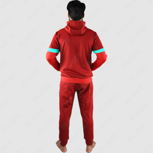New Premium Wear Zipper up Contrast Color Training Jogging Outdoor Nylon Tracksuit Men Sportswear Windbreaker Men's Tracksuit - Product Image 3
