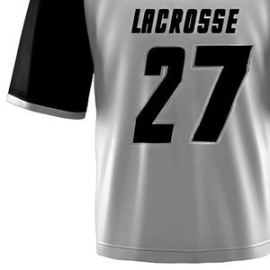 Uniforme de Lacrosse OEM para Equipos, Conjunto de Jersey y Pantalones Cortos de Poliéster Transpirable de Secado Rápido, Producción al por Mayor - Product Image 3