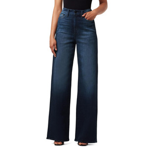 2026 Latest Collection Breathable High Stretch Flare Pants Loose Casual Denim Mid OEM Vintage <b>Hip</b> Hop Streetwear Washed Plus - Product Image 5