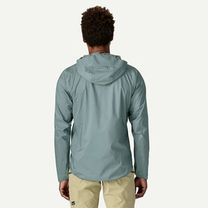 Custom Wholesale Men's Waterproof <b>Lightweight</b> Hooded Windbreaker <b>Jacket</b> Outdoor Sports <b>Running</b> Hiking Windproof Thin Coat 2026 - Product Image 3