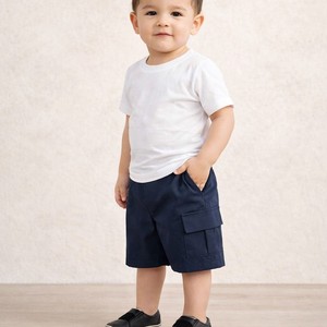 Shorts de yoga personnalisés pour petites filles, style coréen, tendance, respirants, avec poches, pour l'été - Product Image 1