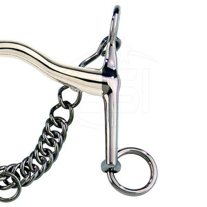 Mors Pelham en acier inoxydable de haute qualité pour l'équitation récréative et l'entraînement, durable avec structure Pelham - Product Image 5