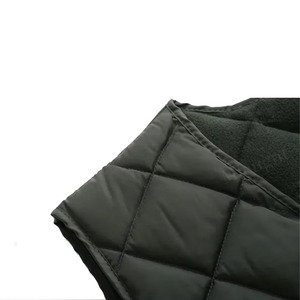 Gilet matelassé sans manches personnalisé pour homme, multi-poches, col en V, fermeture éclair, décontracté, hiver, couleur unie, réversible - Product Image 2