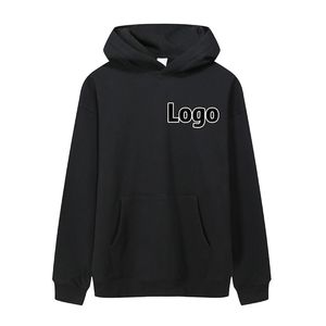 เสื้อฮู้ดดี้ OEM แบบสั่งทำพิเศษ ผ้าฝ้าย 80% โพลีเอสเตอร์ 20% ออกแบบโลโก้ ผ้าเฟรนช์เทอร์รี่ 320 GSM เสื้อฮู้ดแบบสวมหัว - Product Image 3