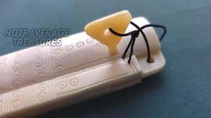 Handmade Viking Bone Comb with Locking <b>Case</b> – Medieval Grooming <b>Tool</b>, Norse Hair Comb - Product Image 5