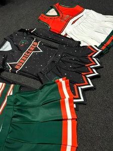 Conjunto de Uniforme de Animadoras Juveniles Personalizado de Calidad Premium, Top sin Mangas y Falda Plisada para Mujeres - Product Image 4