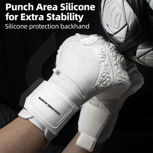 Gants de gardien de but en cuir sur mesure, best-sellers, faible MOQ, couleur unie, design unique, imperméables, antidérapants - Product Image 3