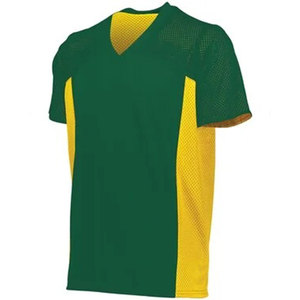 เสื้อฟุตบอลอเมริกันพรีเมียม ชุดทีมสั่งทำพิเศษ ระบายอากาศได้ดี ผลิตจากโพลีเอสเตอร์ รับผลิตแบบ OEM ODM โรงงานผลิตชุดกีฬา ขายส่ง - Product Image 1
