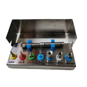 Kit d'extraction d'implants dentaires, ensemble de septures osseuses, outils de démontage de fixations, clé à douille, 1 ensemble, kit allemand de retrait de vis cassées pour chirurgie - Product Image 3