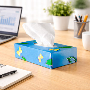 Boîte de mouchoirs en papier de qualité supérieure, matière en pâte de bois vierge, haute absorption, approvisionnement en vrac - Product Image 4