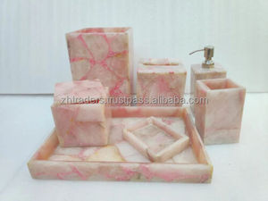 ชุดอีพ็อกซี่เรซิ่นทำมือสุดหรูชุดห้องน้ำอุปกรณ์เสริมโต๊ะเครื่องแป้งแบบฝังเปลือกสมัยใหม่สำหรับตกแต่งบ้านโรงแรมและร้านอาหารที่หรูหรา - Product Image 5