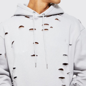 Sweat à capuche décontracté pour homme, hiver, uni, avec poches, 100% coton molletonné, séchage rapide, respirant, coupe classique, OEM personnalisé - Product Image 6