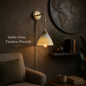 Modern Brass Swing Arm <b>Wall</b> Lamp Adjustable Glass Pendant LED <b>Wall</b> <b>Sconce</b> | Luxury Indoor <b>Lighting</b> Fixture for Bedroom Hotel - Product Image 2