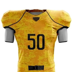 Uniformes de Fútbol Americano de la Mejor Calidad, Diseños Personalizados, Impresión Sublimada, Secado Rápido, Transpirables, Manga Corta, Conjuntos de Tallas Grandes - Product Image 4