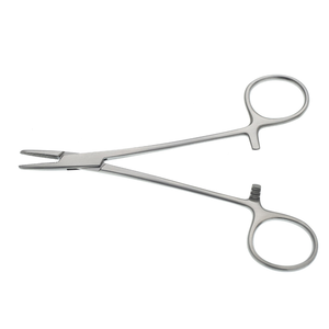 Portaagujas Webster de 5 Pulgadas con Mandíbula Serrada, Instrumento Quirúrgico de Acero Inoxidable, Pinza para Suturas, Herramienta Dental - Product Image 1