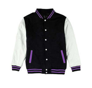 Veste universitaire unisexe personnalisée de haute qualité, imperméable, écologique et respirante, col rond, style Letterman - Product Image 3