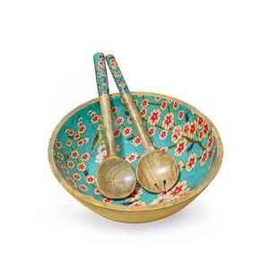 Nouveau Bol de Service en Bois Coloré Style Antique Écologique Moderne, Bol Décoratif en Bois Frais, Bol à Aliments, Bol à Fruits en Bois - Product Image 4