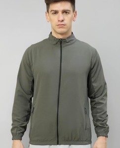 Running Jackets Autumn Windbreaker Bomber Jacket Zipper Closure Breathable Pockets Outdoor Everyday Wear - Product Image 1
