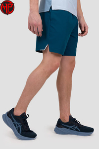 Conjunto Deportivo Cortavientos Color Block para Hombre, Chaqueta Ligera con Capucha y Pantalones Cortos, Ropa Deportiva para Exteriores, Logotipo Personalizado - Product Image 5