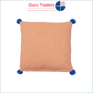 Luxury Design Hot Selling India-Made Customizable 100% Cotton Pillow Cases Cushion <b>Covers</b> <b>for</b> All Season at Unbeatable Price - Product Image 3