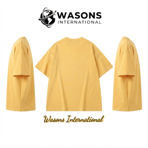 Wasons International <b>Men</b> Regular Fit Pattern Short Sleeve O-Neck <b>T</b>-<b>Shirt</b> Casual Jersey Knit 100% Cotton Breathable Quick Dry - Product Image 3