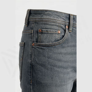Jeans de Mezclilla de Corte Recto y Ajustado para Hombre, Cintura Media, Algodón, Estilo Casual Otoñal - Product Image 5