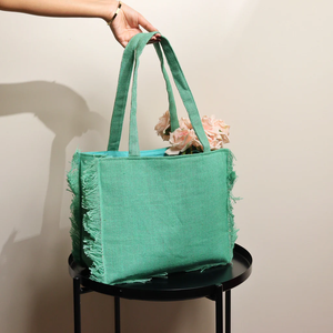 Bolsos Tote con Cuentas de Estilo Único, Bolsos Tote Bordados Hechos a Medida y Ecológicos para Vacaciones y Compras por Whimsy Art Craft - Product Image 3