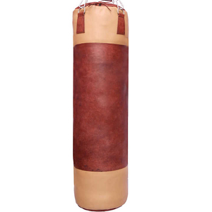 Sac de frappe BURAQ MMA SPORTS en cuir PU robuste et écologique de 2 kg avec semelle extérieure en cuir et fermeture éclair pour l'entraînement de kickboxing et de MMA - Product Image 3