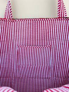 Sac fourre-tout matelassé patchwork en gros – Grand sac à main en coton à bandoulière pour femme - Product Image 5