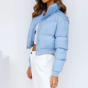 Blousons matelassés pour femmes Sky Colour – Prix de gros, faible MOQ, vêtements chauds, coupe ajustée, style streetwear, vêtements d'extérieur - Product Image 2