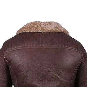 Men's Gothic Style Shearling Leather Jacket High Quality Custom Design Breathable Winter Warm Jacket Zipper Closure Plus Size - Product Image 2