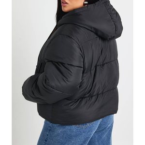 Chaqueta de Plumón Personalizada para Mujer, Abrigo Acolchado de Algodón para Invierno, Cálido, Grueso, Talla Grande, OEM, Ligero, con Bolsillos Laterales, Estilo Burbuja - Product Image 5