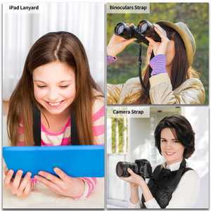 Adjustable Universal Multifunction Anti-Slip Washable Nylon Neck Lanyard for iPad <b>Tablet</b> Camera Crossbody Strap Customizable - Product Image 4