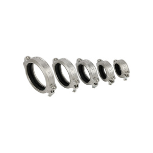 Acoplamiento Rígido de 6 Pulgadas [KOSHUR] para Acero Inoxidable SUS 304, Conexión Ranurada, Componentes de Plomería de Alta Calidad - Product Image 1