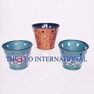 Porte-fleurs sur pied en métal à 2 niveaux pour la maison et le bureau, idéal pour un cadeau original - Product Image 2