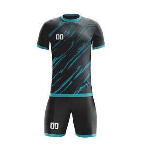 Wholesale Customized Heat-Transfer Printed Breathable Plus Size Short Sleeve Football Jersey Sets American Football Uniforms - Product Image 4